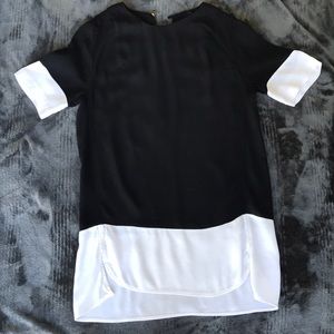 Zara Black & white blouse
